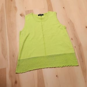 The Wendy Williams Collection Knit Sweater Tank Size Large